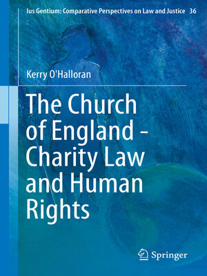 cover image of The Church of England--Charity Law and Human Rights